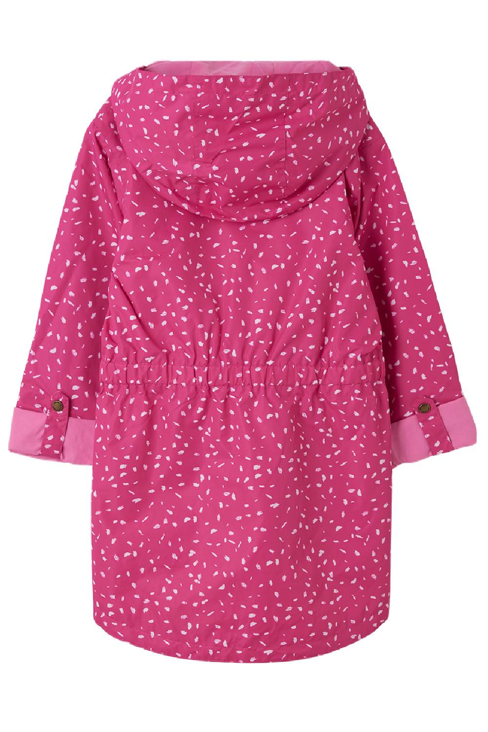 Lighthouse Charlotte Waterproof Parka Jacket in Bright Pink Print 