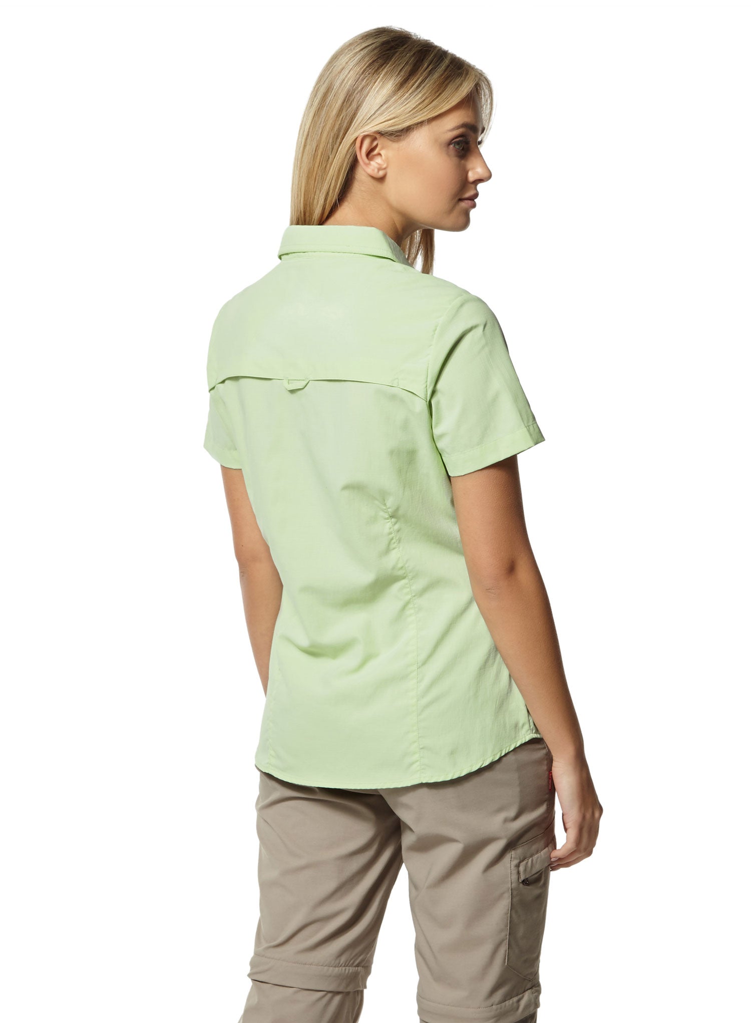 Pistachio Ladies Adventure Short Sleeve Shirt II by Craghoppers