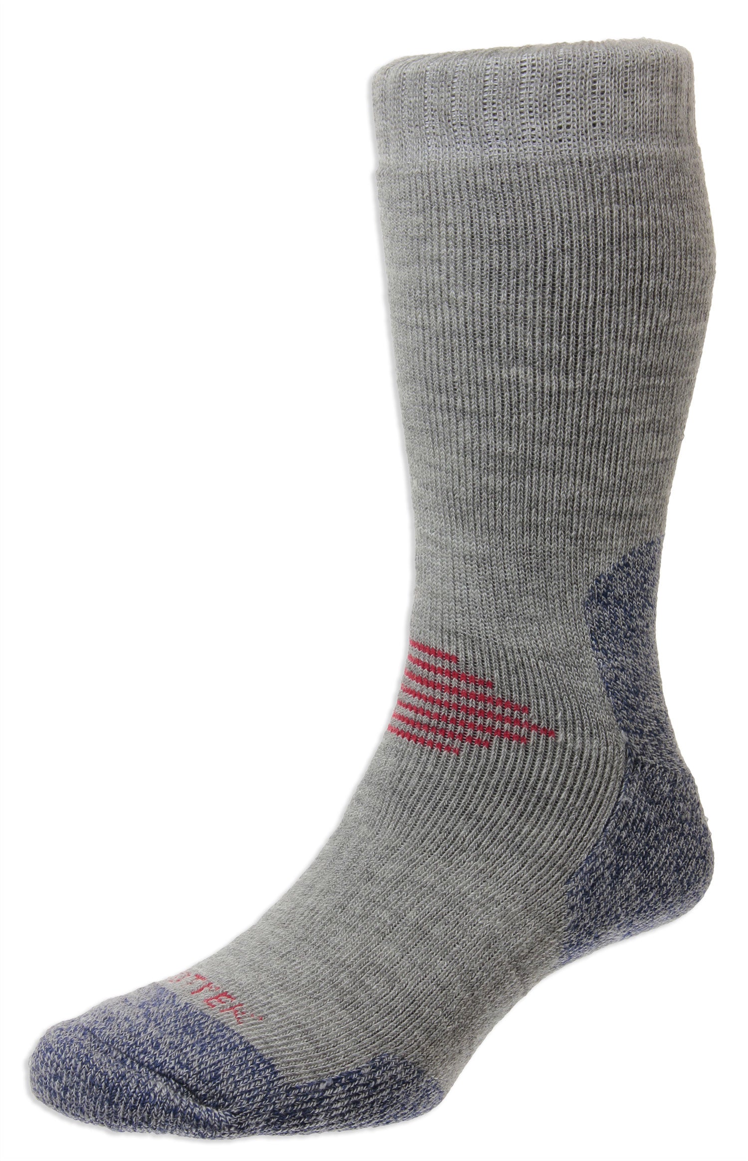 HJ Hall ProTrek Dual Skin Anti Blister Sock grey and denim 