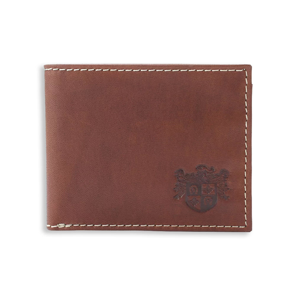 British Bag Company Pull Up Brown Leather Wallet 