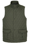 Ashy Champion quilted body warmer #colour_olive