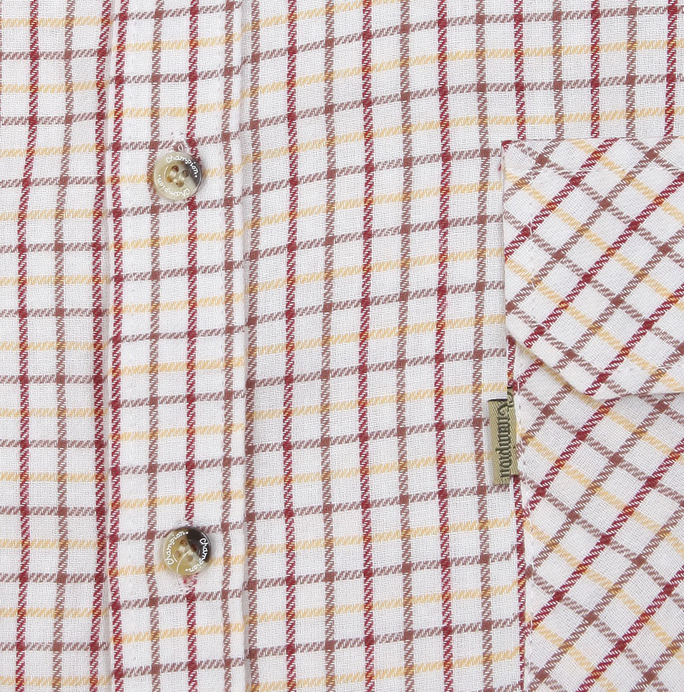 red tattersall check 