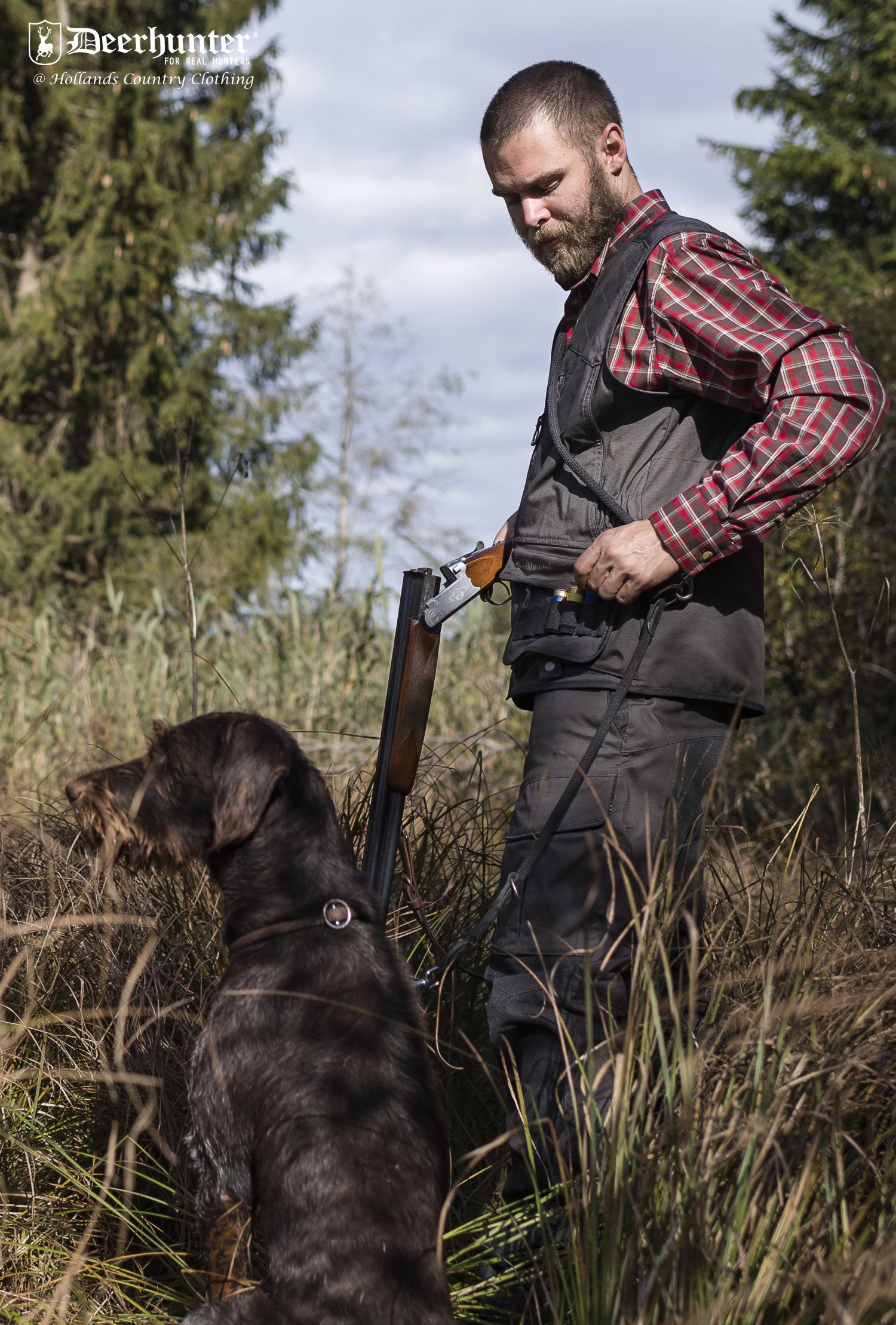 After Dark Green Deerhunter Reims Waistcoat 