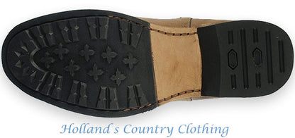 grip sole Woodland Crazy Horse Leather Chelsea Pull On Boot