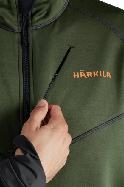 Harkila Scandinavian Fleece Jacket in Duffel Green 