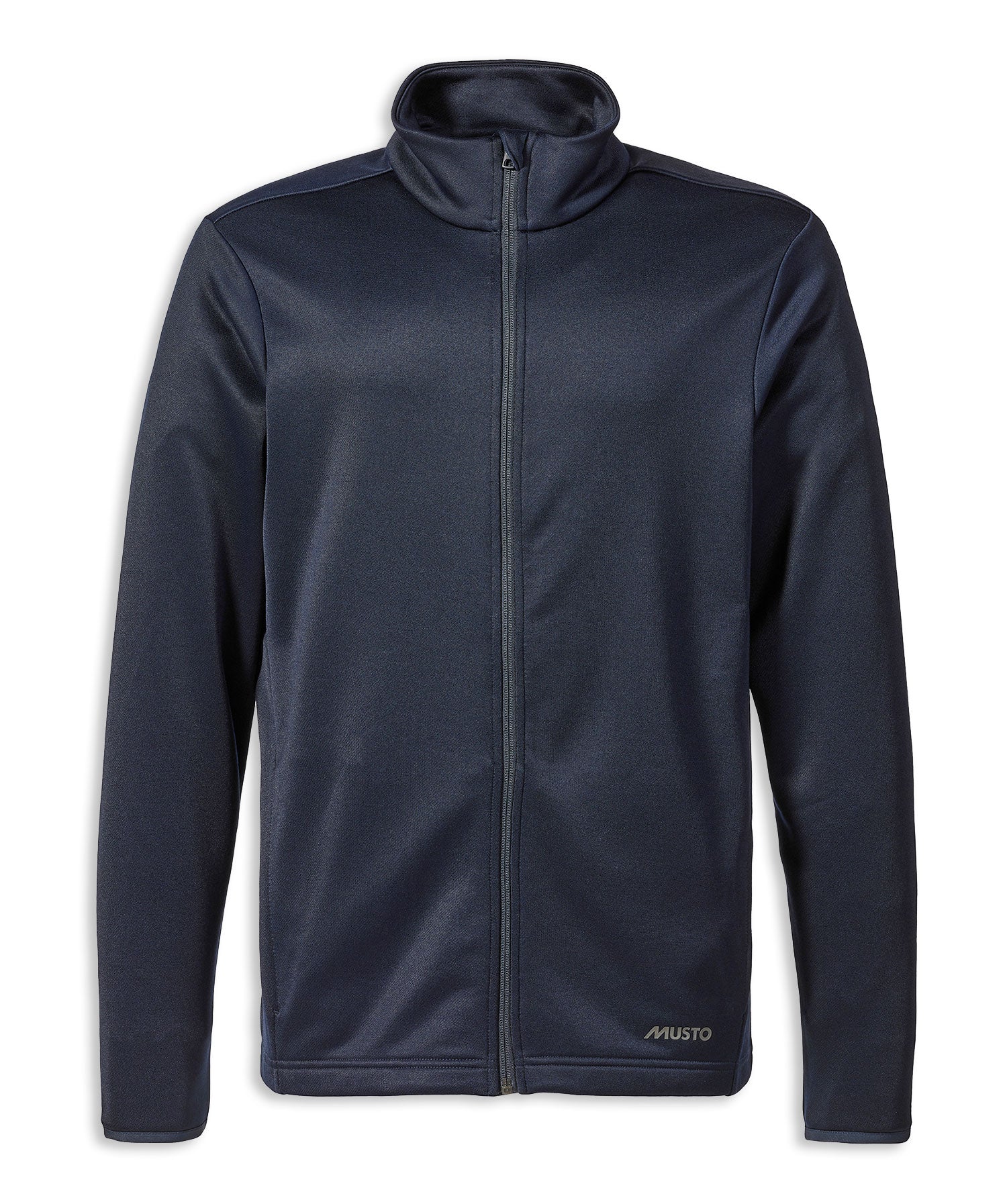 NAvy Musto Essential Full Zip Sweater