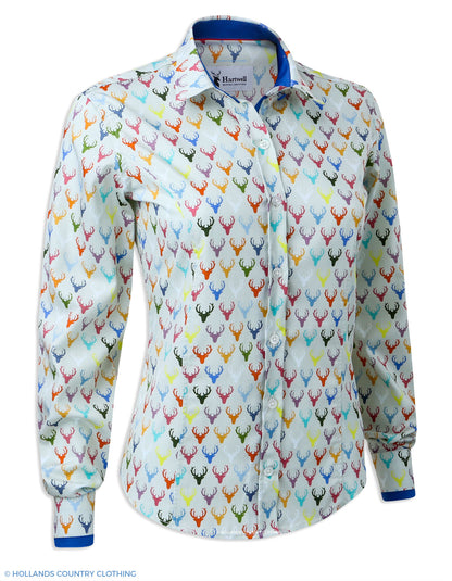 Hartwell Layla Cotton Shirt | Colourful Stags