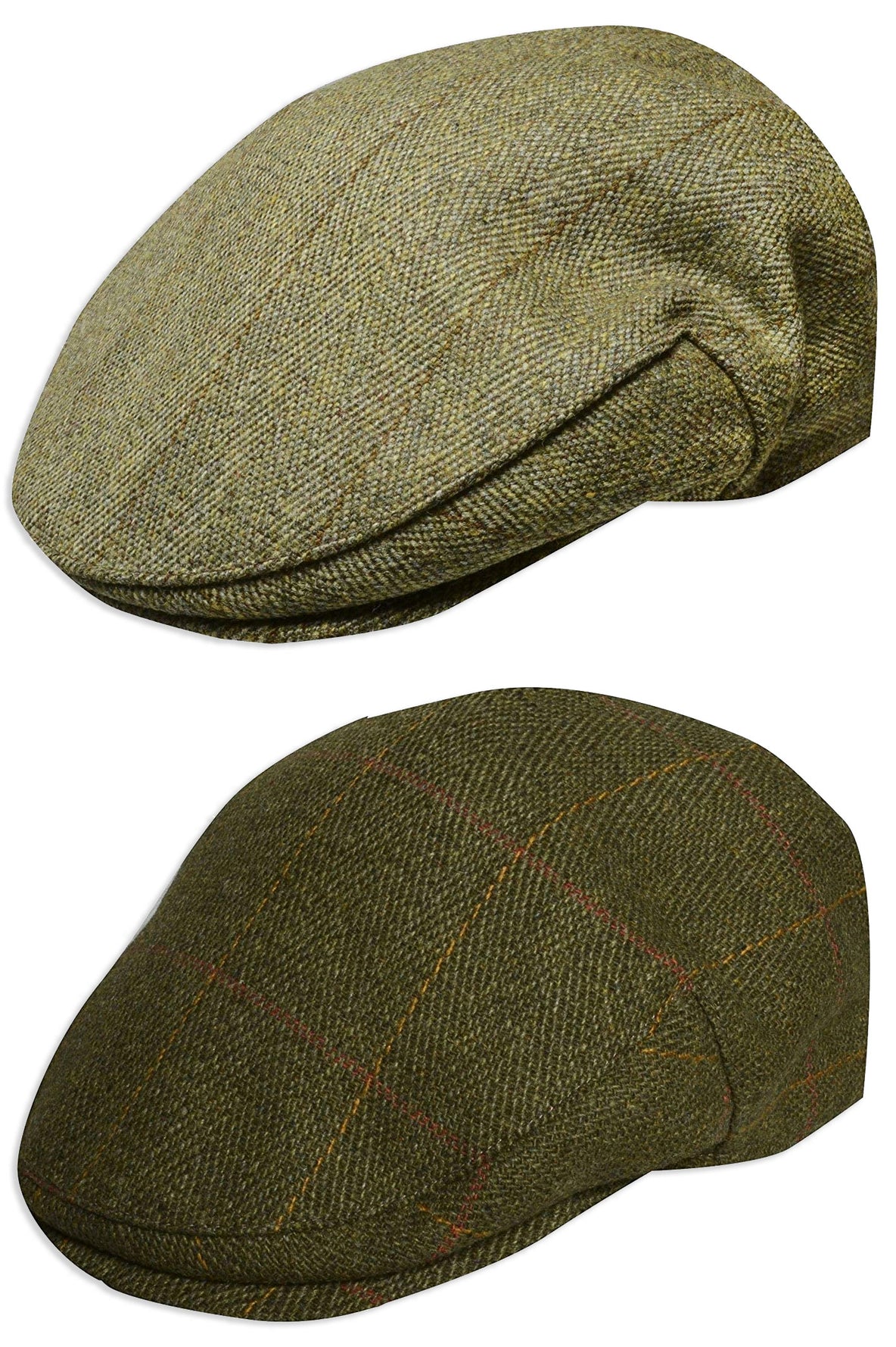 Strathanan Derby Tweed Flat Cap - a classic Country Cap 