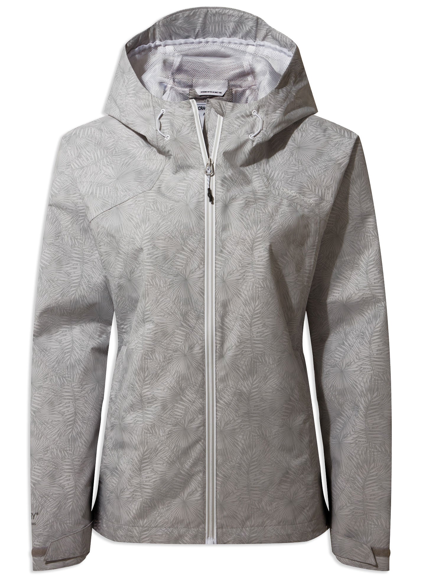 Craghoppers Toscana Waterproof Jacket | Dove Grey Print