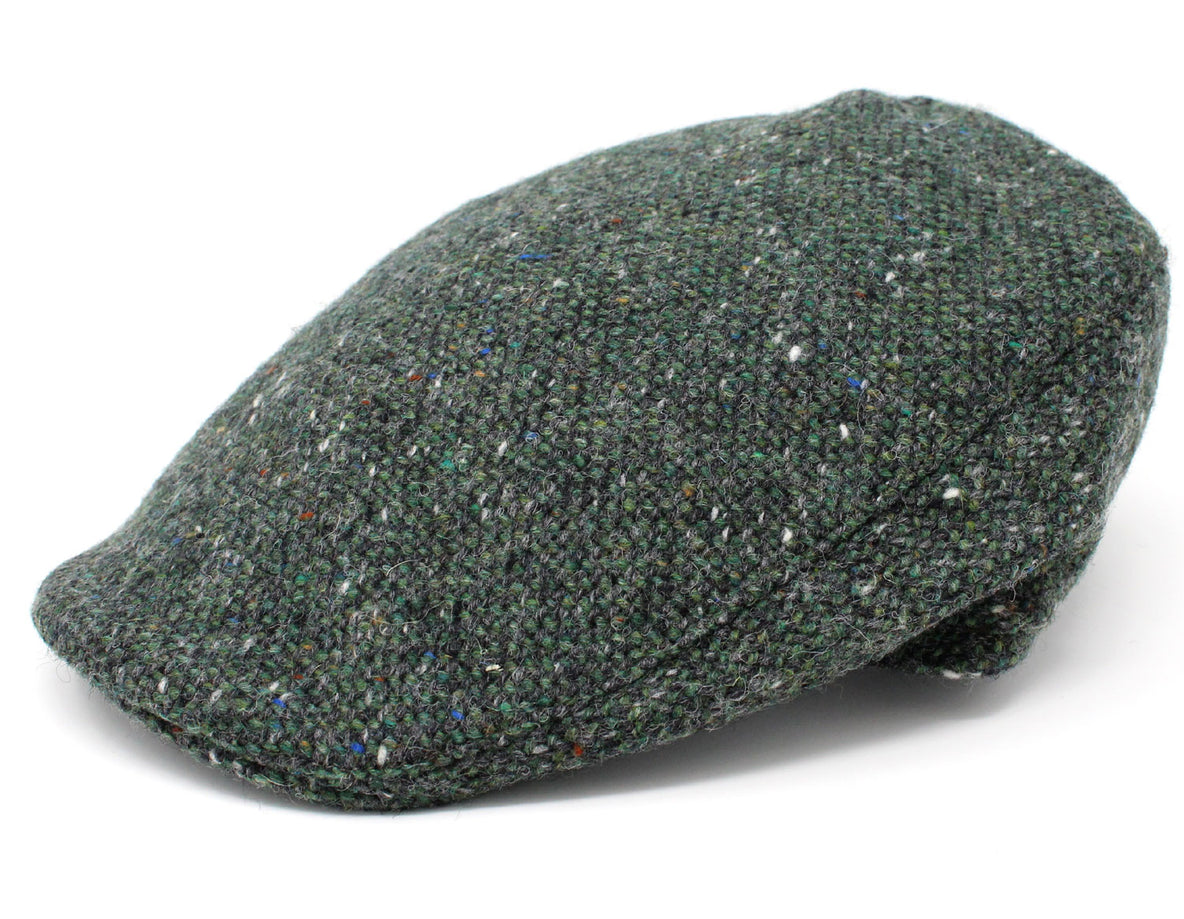 Hanna Donegal Touring Tweed Cap | Green Salt and Pepper