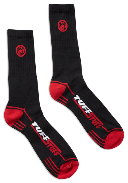 Tuffstuff Extreme Work Sock red and black
