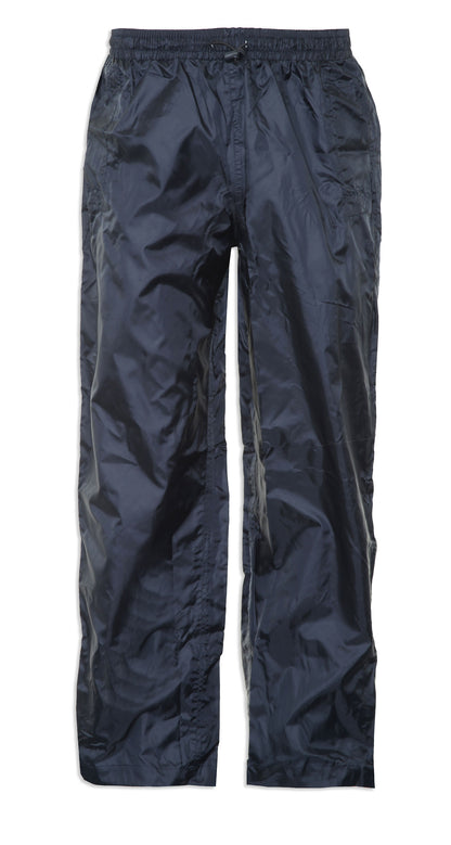 navy overtrousers Champion Aqua-Vent® waterproof, windproof and breathable fabric