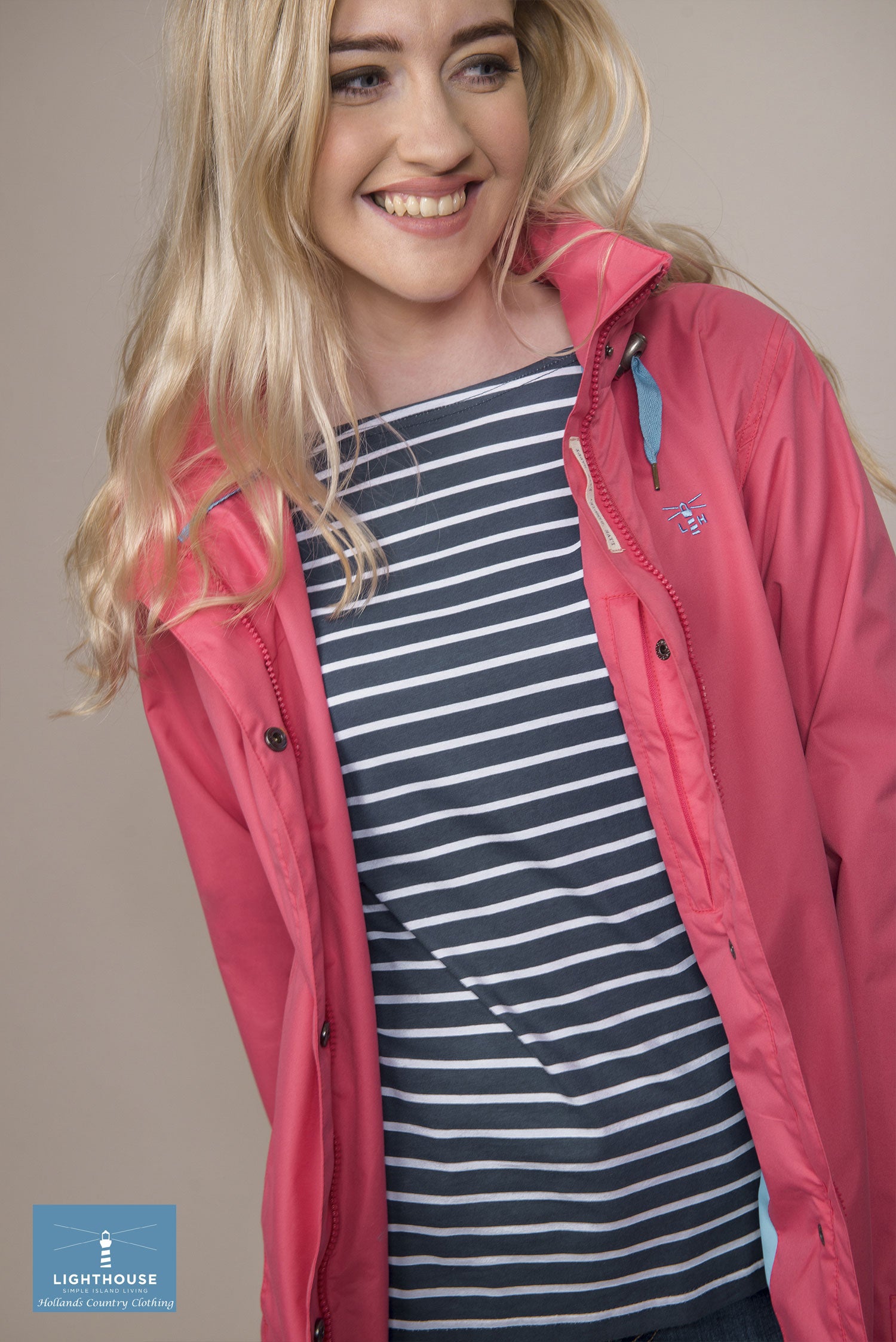 scarlet Lighthouse Beachcomber Waterproof Jacket 